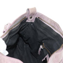 BALENCIAGA The City Hand Bag Leather 2way Purple 103208 Auth 148620V-22