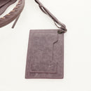 BALENCIAGA The City Hand Bag Leather 2way Purple 103208 Auth 148620V-28