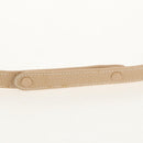 GUCCI Bamboo Hand Bag Leather 2way Beige Gold Auth 148621V-16