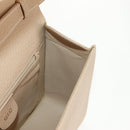 GUCCI Bamboo Hand Bag Leather 2way Beige Gold Auth 148621V-25