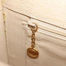 GUCCI Bamboo Hand Bag Leather 2way Beige Gold Auth 148621V-27