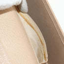 GUCCI Bamboo Hand Bag Leather 2way Beige Gold Auth 148621V-10