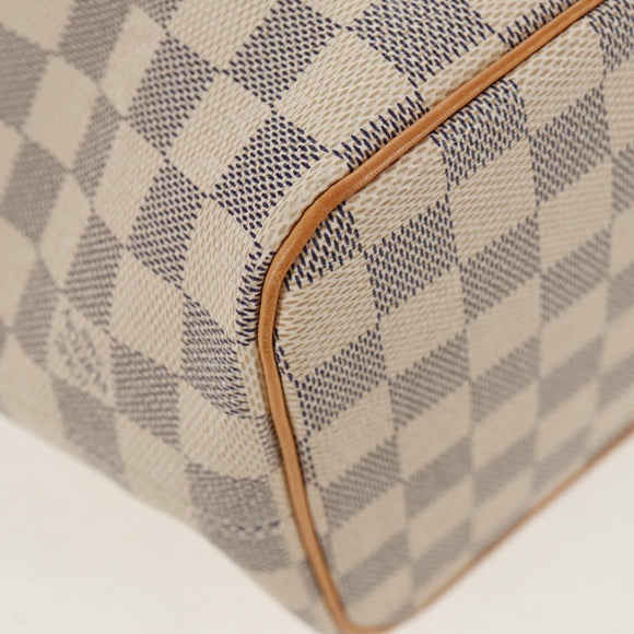 LOUIS VUITTON Damier Azur Saleya PM Tote Bag N51186 LV Auth 148622SAV