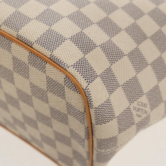 LOUIS VUITTON Damier Azur Saleya PM Tote Bag N51186 LV Auth 148622SAV
