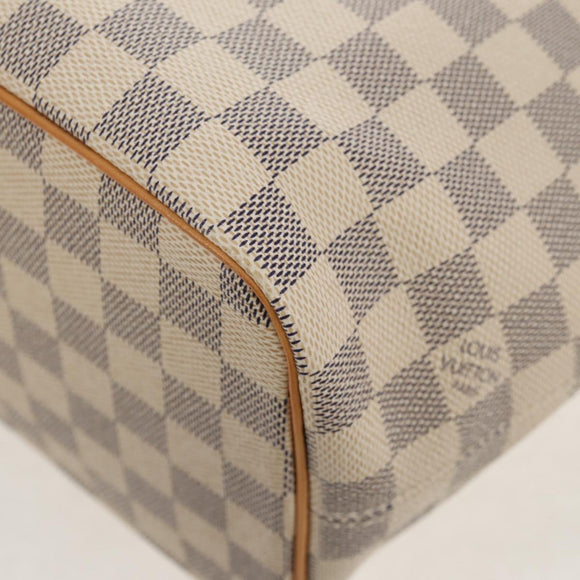 LOUIS VUITTON Damier Azur Saleya PM Tote Bag N51186 LV Auth 148622SAV