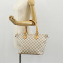 LOUIS VUITTON Damier Azur Saleya PM Tote Bag N51186 LV Auth 148622SAV-23