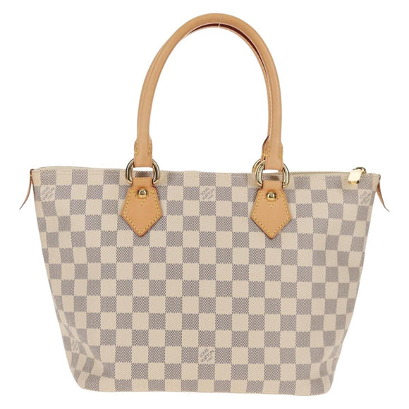 LOUIS VUITTON Damier Azur Saleya PM Tote Bag N51186 LV Auth 148622SAV