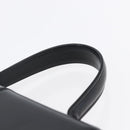 SAINT LAURENT Hand Bag Leather Black Gold Auth 148624V-8