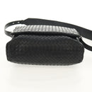 BOTTEGA VENETA INTRECCIATO Shoulder Bag Leather Black Auth 148626SAM-5
