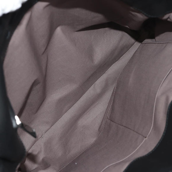 BOTTEGA VENETA INTRECCIATO Shoulder Bag Leather Black Auth 148626SAM