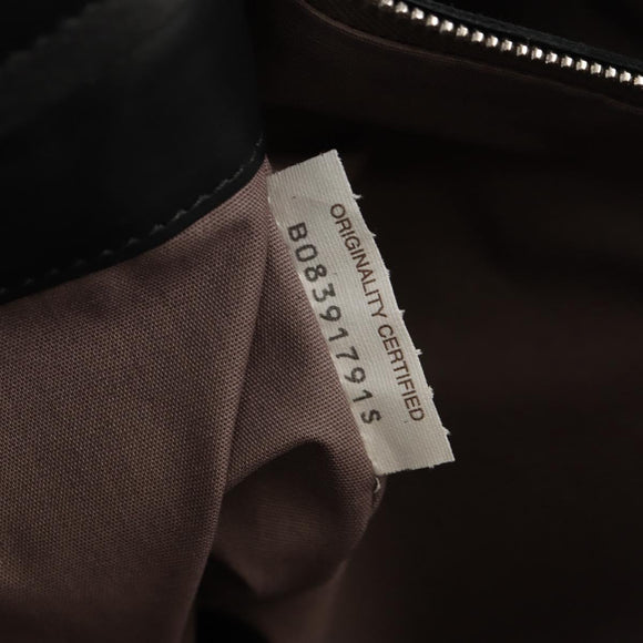 BOTTEGA VENETA INTRECCIATO Shoulder Bag Leather Black Auth 148626SAM