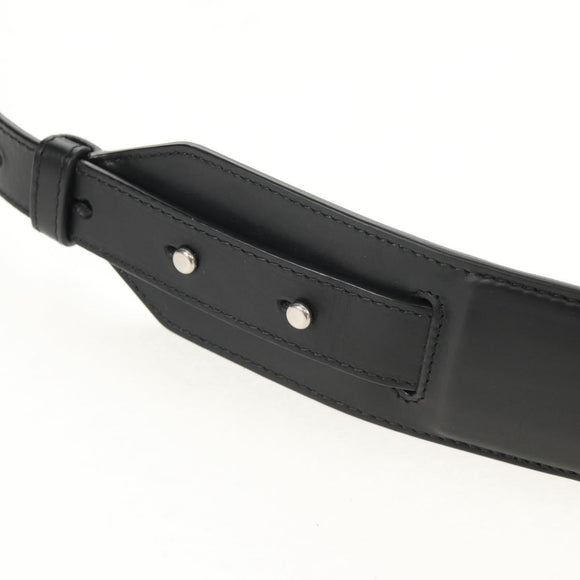 BOTTEGA VENETA INTRECCIATO Shoulder Bag Leather Black Auth 148626SAM