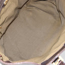 FENDI Zucca Canvas Hand Bag Black Brown Auth 148627-17