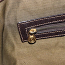 FENDI Zucca Canvas Hand Bag Black Brown Auth 148627-20