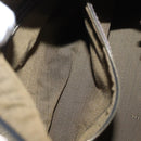FENDI Zucca Canvas Hand Bag Black Brown Auth 148630-25