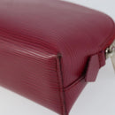 LOUIS VUITTON Epi Pochette Cosmetic PM Cosmetic Pouch Fuchsia M41114 Auth 148633-10