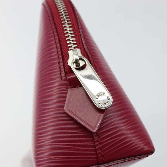 LOUIS VUITTON Epi Pochette Cosmetic PM Cosmetic Pouch Fuchsia M41114 Auth 148633