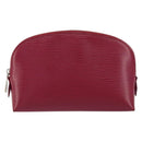 LOUIS VUITTON Epi Pochette Cosmetic PM Cosmetic Pouch Fuchsia M41114 Auth 148633-2