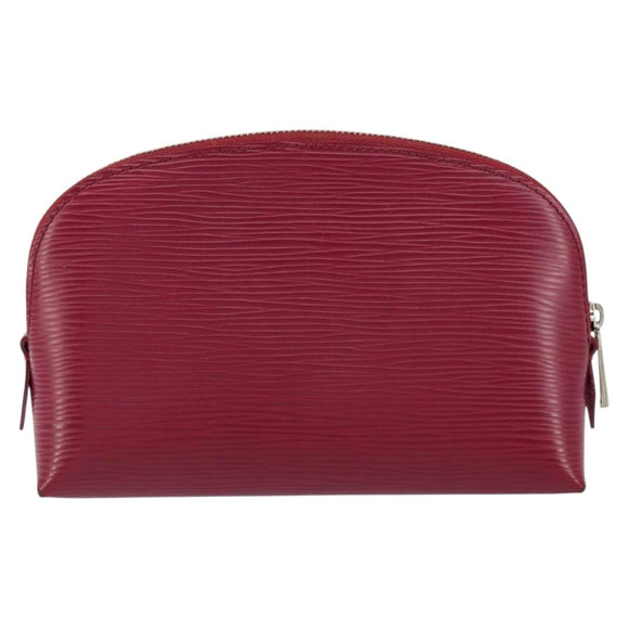 LOUIS VUITTON Epi Pochette Cosmetic PM Cosmetic Pouch Fuchsia M41114 Auth 148633