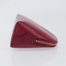LOUIS VUITTON Epi Pochette Cosmetic PM Cosmetic Pouch Fuchsia M41114 Auth 148633-4