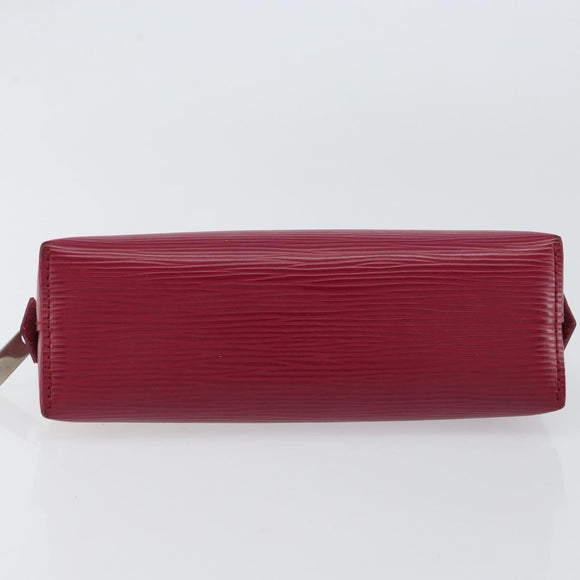 LOUIS VUITTON Epi Pochette Cosmetic PM Cosmetic Pouch Fuchsia M41114 Auth 148633