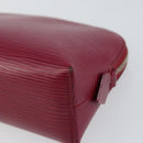 LOUIS VUITTON Epi Pochette Cosmetic PM Cosmetic Pouch Fuchsia M41114 Auth 148633-8