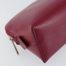 LOUIS VUITTON Epi Pochette Cosmetic PM Cosmetic Pouch Fuchsia M41114 Auth 148633-9