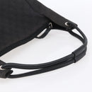 GUCCI GG Canvas Shoulder Bag Black Silver 152281 Auth 148637-7