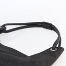 GUCCI GG Canvas Shoulder Bag Black Silver 152281 Auth 148637-8