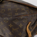 LOUIS VUITTON Monogram Saumur 35 Shoulder Bag M42254 LV Auth 148638-16
