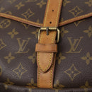 LOUIS VUITTON Monogram Saumur 35 Shoulder Bag M42254 LV Auth 148638-20