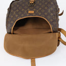 LOUIS VUITTON Monogram Saumur 35 Shoulder Bag M42254 LV Auth 148638-22