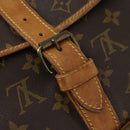 LOUIS VUITTON Monogram Saumur 35 Shoulder Bag M42254 LV Auth 148638-25