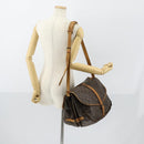 LOUIS VUITTON Monogram Saumur 35 Shoulder Bag M42254 LV Auth 148638-27