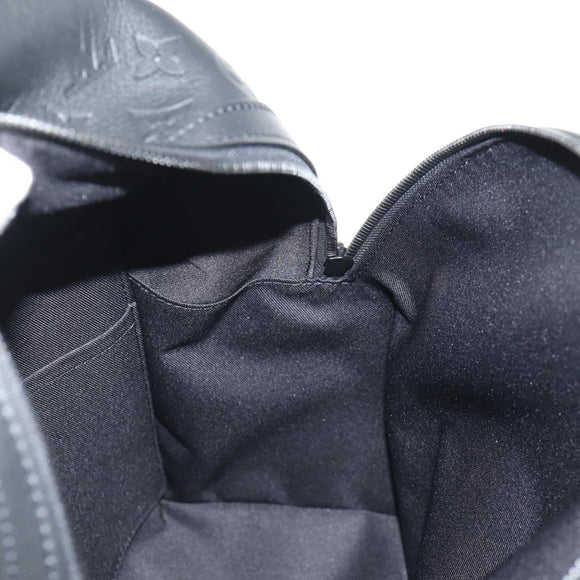 LOUIS VUITTON Monogram Shadow Discovery Backpack PM Black M46553 Auth 148639SM