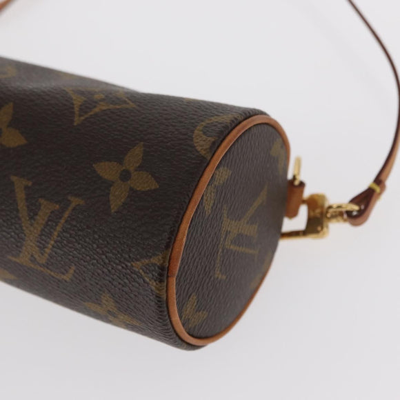 LOUIS VUITTON Monogram Papillon Pouch LV Auth 148641