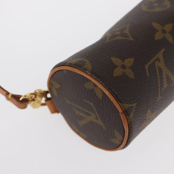 LOUIS VUITTON Monogram Papillon Pouch LV Auth 148641