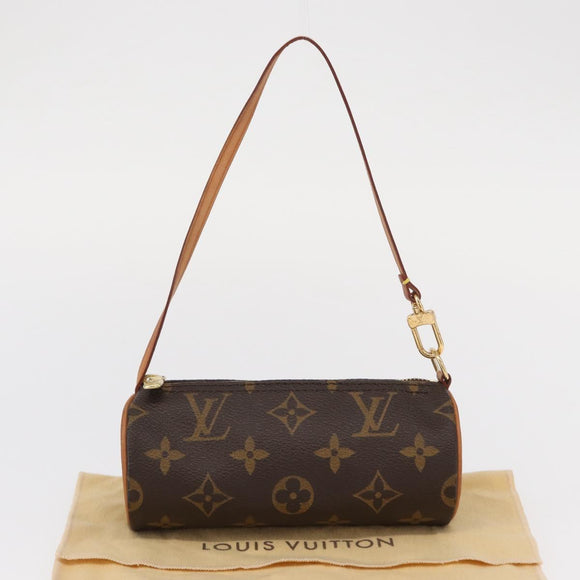 LOUIS VUITTON Monogram Papillon Pouch LV Auth 148641