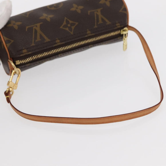 LOUIS VUITTON Monogram Papillon Pouch LV Auth 148641