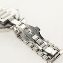 LOUIS VUITTON Tambour Date Watches Stainless Steel Silver Q1111 LV Auth 148644M-13