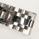 LOUIS VUITTON Tambour Date Watches Stainless Steel Silver Q1111 LV Auth 148644M-15