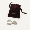 LOUIS VUITTON Tambour Date Watches Stainless Steel Silver Q1111 LV Auth 148644M-21