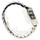 LOUIS VUITTON Tambour Date Watches Stainless Steel Silver Q1111 LV Auth 148644M-4