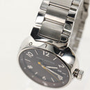 LOUIS VUITTON Tambour Date Watches Stainless Steel Silver Q1111 LV Auth 148644M-7