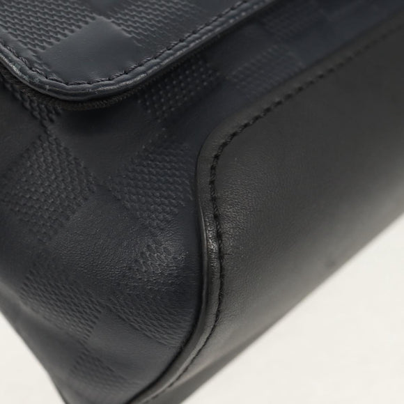 LOUIS VUITTON Damier Infini District PM Shoulder Bag Onyx N41033 Auth 148646AV