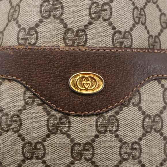 GUCCI GG Supreme Web Sherry Line Tote Bag PVC Beige 39 002 4487 Auth 148647