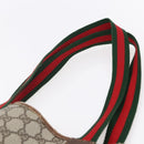 GUCCI GG Supreme Web Sherry Line Tote Bag PVC Beige 39 002 4487 Auth 148647-8