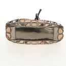 BURBERRY Nova Check Shoulder Bag PVC Beige Auth 148649V-12