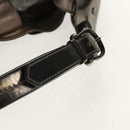 BURBERRY Nova Check Shoulder Bag PVC Beige Auth 148649V-9