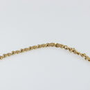 CHANEL Chain Shoulder Bag Lamb Skin Beige Gold CC Auth 148650-8